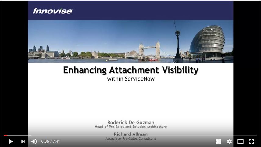 Enhancing Attachment Visibility in ServiceNow